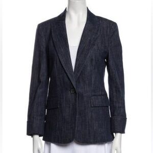 Joie Navy Textured Blazer